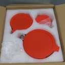 M MCIRCO 6 Pcs Glass Measuring Cups with Lids Set, 1-Cup, 2-Cup, 4-Cup Measuring Jugs with Handle, Nesting Liquid Measuring Cups for Kitchen