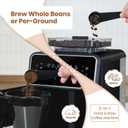 Gevi 10 Cup Drip Coffee Maker with Built-in Grinder, Grind Brew Burr Combo Coffee Machine with Touch Screen, Programmable, 4-Hour Warm Plate, Permanent Filter, Coffee Carafe