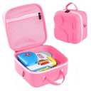 Carrying Case Compatible with Little Tikes Story Dream Machine, Portable Storage Case for Books, Character and Other Accessories - Suitable for Travel and Home Storage (Pink)
