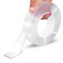 Double Sided Tape Nano Tape 1.18 in x 10 FT Clear Mounting Tape Picture Hanging Adhesive Strips, Strong Adhesion No Residue Mounting Tape for Home, Auto, Signs