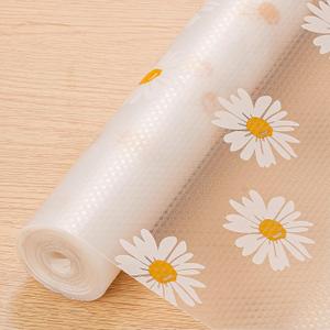 Cooyes Shelf Liner  Premium Non-Adhesive Cabinet & Drawer Liner for Kitchen  Waterproof Shelf Paper with Modern Pattern  Durable EVA Cabinet Mat  Easy to Cut (11.8"W x 360"L, Pale Yellow)