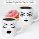 Face Stickers for Crafts, Make a Face Stickers, Fun Eyes Lips Mouth Eyebrows Nose Decals for Holiday Party Halloween Party Supplies, Flower Pots Decoration