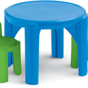 Little Tikes Bright 'n Bold Table & Chairs, Green/Blue, 24 x 24 x 18