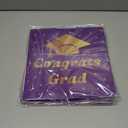 2 x OHOME Graduation Decorations - Purple Gold Graduation Card Box for Graduation Decorations Class of 2026 2027 - Graduation Party Decorations Decor Supplies Favors,Graduation Centerpieces 2026
