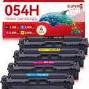 054H Toner Cartridges Compatible for Canon 054H 054 Toner Cartridges Set 054 054H Toner Work for Canon Color ImageCLASS MF644Cdw MF642Cdw LBP622Cdw MF641Cw Printer (4-Packs for 054H Toner, BCMY) (054H Toner Black/Cyan/Yellow/Magenta)