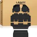 LASFIT Floor Mats for Chrysler Pacifica 2017-2026, All-Weather TPE Floor Liners & Trunk Cargo Mats Accessory for Pacifica/Voyager (7-Seater,Non Hybrid