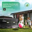 UIRWAY 14 Ft Round Pool Cover with Reflective Strips, Swimming Pool Cover for Above Ground Pools, Solar Cover Including Rope Tie and Luminous Ground Nails, PU Tarp Snug Fit for UV Protected