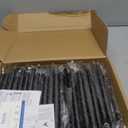 Ravinte 50 Pack | 7.38'' Cabinet Pulls Matte Black Stainless Steel Kitchen Drawer Pulls Cabinet Handles 7-3/8Length, 5 Hole Center with Mounting Template