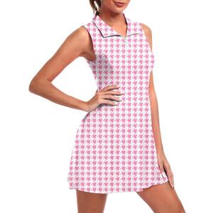 Women's Golf Tennis Dress Athletic Workout Dress with Shorts and Pockets, Size S