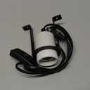 Reptile Ceramic Heat Lamp Holder Pet Heater Bracket for Heat Lamp Bulb 300W(Bulb Not Included) (1 Count (Pack of 1))