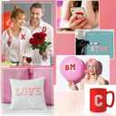 WILLBOND 52 Pcs Chenille Letter Patches A-Z, Self Adhesive Alphabet Patches for Clothes, Bags, Hats DIY, Name Craft & Personalized Best Mom Groovy Wedding Gifts(Pink,Red,2.8 Inch)