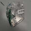 Prime-Line U 1150853 Door Hinge Residential Smooth Pivot, 3-1/2 In. x 3-1/2 In. with 5/8 In. Radius Corners, 3 Holes per Leaf with Screws, Satin Nickel Finish, .087 In. Gauge (3 Pack)