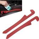Universal Car Seat Gap Filler, 2Pcs Car Seat Gap Plug Strip to Fill The Gap Between Seat and Center Console Stop Things Dropping Car Interior Accessories for Car, SUV, Truck (Red)