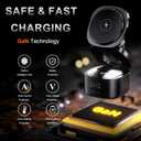65W Charging Station for Multiple Devices, 5 in 1 Magnetic Wireless Charger Compatible with Magsafe Charger, GaN Foldable Fast Charging Stand