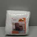 VANSOFY Recliner Chair Covers, 4-Pieces Stretch Recliner Cover Jacquard Soft Reclining Chair Slipcover Furniture Protector with Elastic Bottom for Lazy Boy Recliner(Porcelain White) (1 Seat)