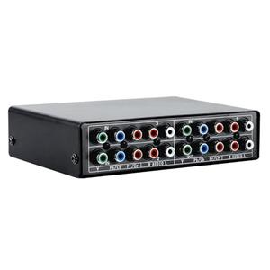 Linkstyle 3 in 1 Out Component AV Video Switch Box 1080P, 3 Way Composite 3 RCA AV Splitter RGB Selector Video Audio Switch Converter, for Xbox 360 Wii PS3 PS1 PS1 SNES DVD/VCD/STB/TV/HDTV
