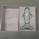 7 Color Face and Neck Massager Light Therapy, Red Light Based Facial Massager for Skin Care, Smoothing, Firming (White)