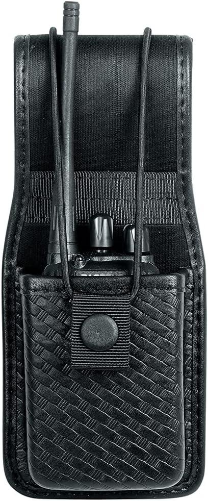 Universal Radio Case Two Way Radio Holder Universal Pouch for Walkie Talkies Nylon Holster Accessories for Motorola MT500, MT1000, MTS2000 and Similar Models (Basket weave)