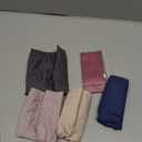 ANLIQI Women's Underwear Pack Mid Rise Cotton Hipster Panties Soft Stretch Breathable Briefs Ladies Cute Printed Bikini Undies (X-Large, 5e Pack-apricot Rabbit*1+light Gray*1+medium Gray*1+dark Gray*1+skin Color*1)