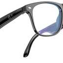 AI Smart Glasses, Bluetooth Glasses with 164 Translation, Anti-Blue Light Glasses for Men Women, 7 Day Ultra-Long Standby, UV Protection, Waterproof, Wireless Music & Calls, Voice Control