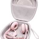 Headset Headphone Case Compatible with Logitech H390, H430, H570e, Zone 300, Zone 301 or JLab Go Work, JIAMQISHI, EAGLEND Headset, Pink(Case Only)
