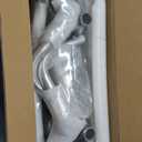 FSA & HSA Eligible Shower Chair for Inside Shower with Arms and Back, 500lbs Capacity Height Adjustable Shower Seat with Thickened Frame for Seniors, Elderly and Disabled