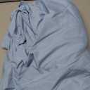 Extra Deep Twin XL Fitted Sheet - Hotel Luxury Single Fitted Sheet Only - Easily Fits 18 inch to 24 inch Mattress - Ultra Soft, Wrinkle Free with Extra Deep Pockets - Breathable & Comfy - Light Blue (21 - Baby Blue)