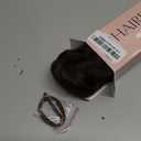 CJL HAIR Claw Clip Short Ponytail Hair Extensions DIY Bendable Metals Messy Bun Hair Piece for Wonen Wavy Curly Synthetic Fake Hairpieces Dark Chocolate