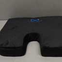 Everlasting Comfort Car Seat Cushion for Driving - Wedge Car Cushion for Office, Travel, Gaming Chair Memory Foam Driver Booster for Short People, Non-Slip, Washable Cover, Back & Sciatica Relief