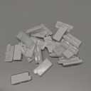 Hooks for Outdoor String Lights Clips: 26Pcs Heavy Duty Light Hook with Waterproof Adhesive Strips - Outside Clear Cord Holders for Hanging Christmas Lighting - Outdoors Sticky Clip