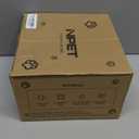 NPET Stainless Steel Cat Water Fountain, 1Gallon/135oz Automatic Pet Drinking Fountain Dog Water Dispenser Bowl with Water Level Window for Cats Indoor - WF210Plus