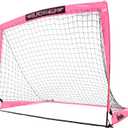 Franklin Sports Blackhawk Backyard Soccer Goal - Portable Pop Up Soccer Nets - Youth + Adult Folding Indoor + Outdoor Goals - Multiple Sizes + Colors