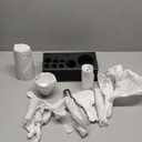 BARE BARREL Mixology Bartender Kit Bar Set | 14-Piece Cocktail Shaker Set | Martini Barware Mixing Tools for Home Bartending | Incl. 35 Recipe Cards | Gift Set (24oz Cobbler Shaker, Silver/Black)