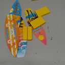 Blulu 4 Pcs Surfboard Decorations for Party Mini Surfboard Beach Signs Welcome to Paradise Sign Tropical Bar Table Centerpieces Endless Summer Wood Decor Flip Flop Letter for Home(8.27 x 2.4 Inch)