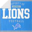 FOCO NFL Unisex-Adult NFL Team Logo Sherpa Fleece Plush Throw Blanket - 60" x 70"