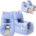 Heel Protector Cushion Pillow to Relieve Pressure from Sores and Ulcers, Adjustable Foot Support Boot for Bedridden Patients Supplies, Ankle pad for Heel Pain