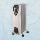 Profusion Oil Filled Heater - Grey, 1500W, 7-Fin