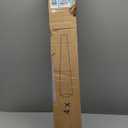 Office Chair Mat for Hardwood Floors, 26"X28" Slip Resistant Under Desk Hard Wood Floor Protector, Desk Mat for Chair Stay in Place Plastic Computer Mats for Rolling Work Chairs, Not for Carpet (Clear)