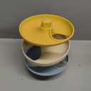 Little Rawr Silicone Ball Drop Tower Toy for Toddlers, 4Tier Rolling Ramp Track with Wooden Balls, Soft FoodGrade Silicone Montessori Toy for Early Learning, Fine Motor Skill Development, Ages 1–3