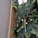 Puleo International 6.5 Foot Pre-Lit Aspen Fir Artificial Christmas Tree with 500 UL Listed Clear Lights, Green