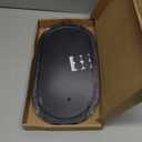 Bamboo Vanity Tray 11.4x6.1 inches, Decorative Vanity Tray for Bathroom Countertop Toilet Tank Farmhouse, Black