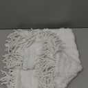 Beatrice Home Fashions Medallion Chenille Bedspread, Standard Sham, White