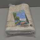 Long Ivory Farmhouse Hallway 2'6''x8' Runner Rug, Washable Non Slip Runner for Kitchen, Entryway, Low Pile Floral Stain Resistant Neutral Rugs (Light Sand Beige)