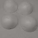 Crafjie 4PCS 8 Inchs White Foam Balls Half Round Polystyrene Half Foam Balls Craft Supplies Hemispherical Christmas Craft Ballfor DIY Home Craft Project and Art Decoration
