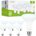 Sigalux LED Flood Lights Indoor, BR30 LED Bulb 65W Equivalent, Dimmable Recessed Light Bulb 650LM 5000K Daylight Can Light Bulbs, E26 Base Bulged Bulbs UL Listed, 6 Pack