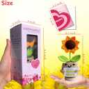 2 x Positive Sunflower Crochet Doll - Sometimes You Forget You Are Awesome Gifts - Emotional Support Crochet Gifts For Teacher Friend Coworker Men Women Inspirational Motivational Birthday Thank You