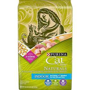 Purina Cat Chow Naturals Dry Cat Food, Indoor With Real Chicken & Turkey, 3.15 Lb Bag Best By Mar 2026