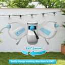 RIDGE WASHER Pressure Washer Hose Reel, 65FT X 1/4'' Power Washer Hose Reel, Auto Rewind Wall Mounted Retractable Hoses Reel, 3600 PSI
