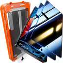 UniqueMe 2 Pack for Samsung Galaxy S25 Ultra Privacy Screen Protector - [Fingerprint Unlocking] Easy Installation,Bubble-Free,Anti-Spy,Privacy Screen for S25 Ultra Tempered Glass,3D Full-coverage (S25 Ultra - 6.9 inch, Black)