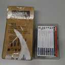 8+1 Heavy Duty Drain Snake Kit 6-Blade Grease Cutter + 8-Piece Clog Remover Set  Rustproof Manganese Steel & CNC Machined  Fits 3/8" to 3/4" Cables